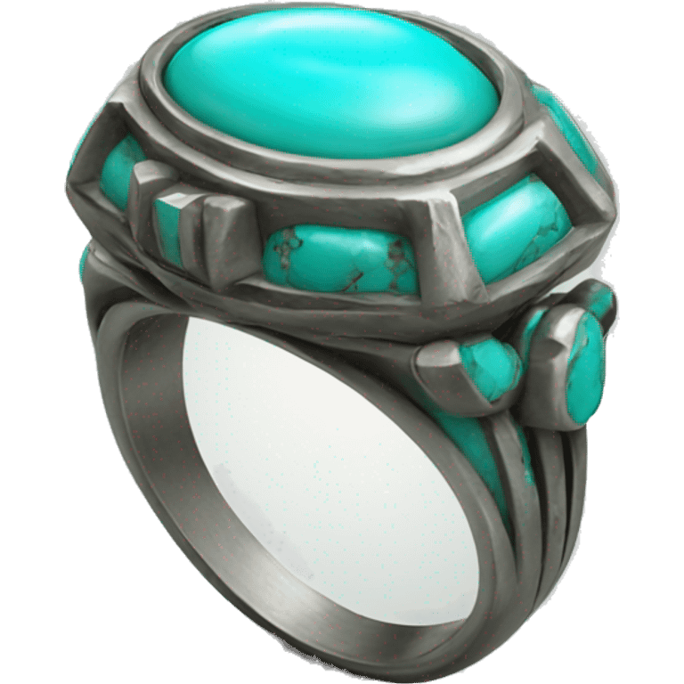 Turquoise ring  emoji