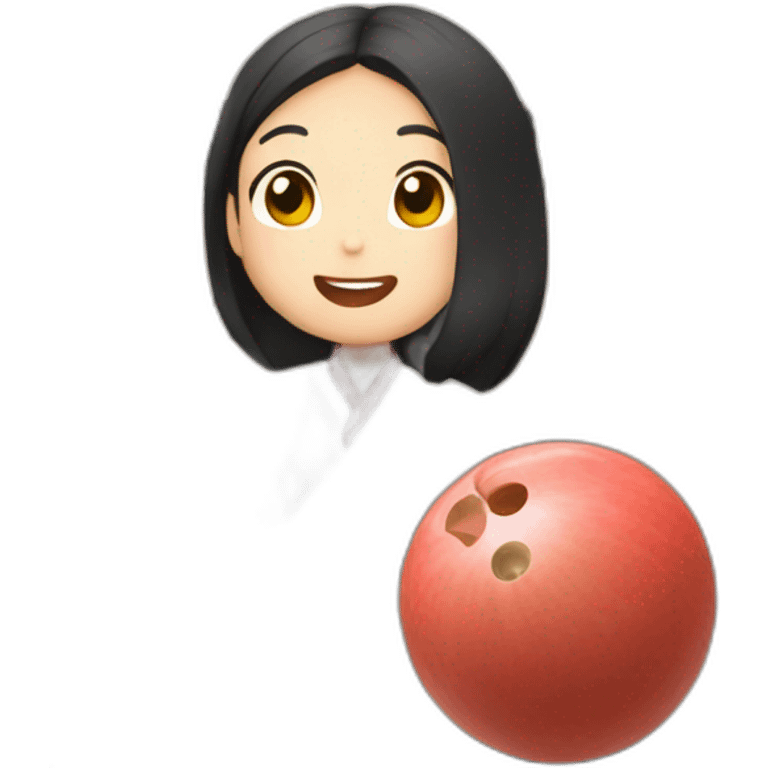 Lan Wangji goes bowling emoji