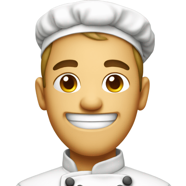 Chef who is laughing tears  emoji