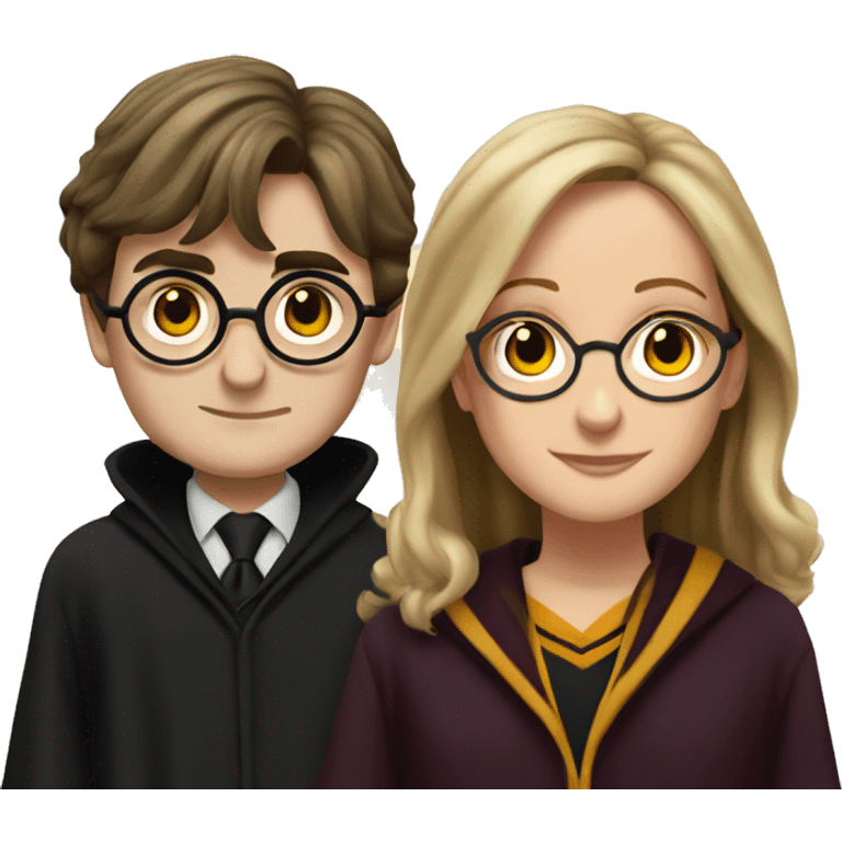 Joanne Rowling and Harry Potter emoji