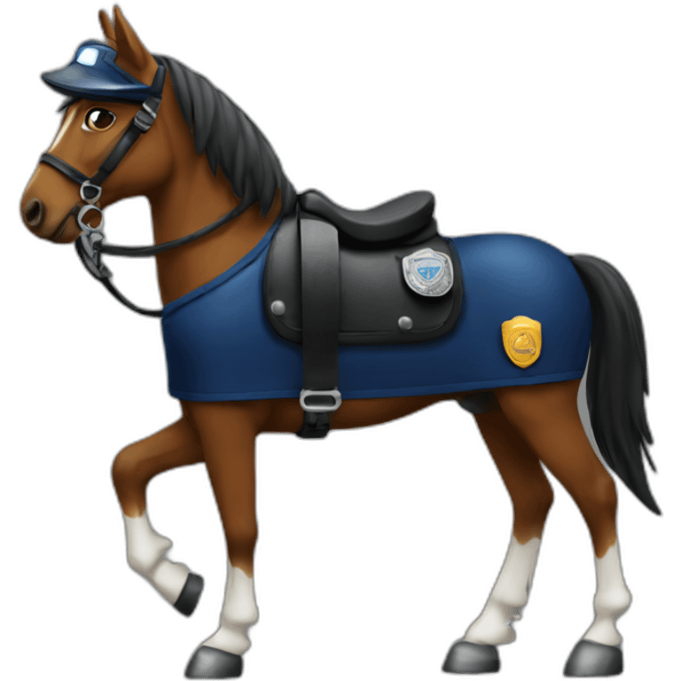 police horse emoji