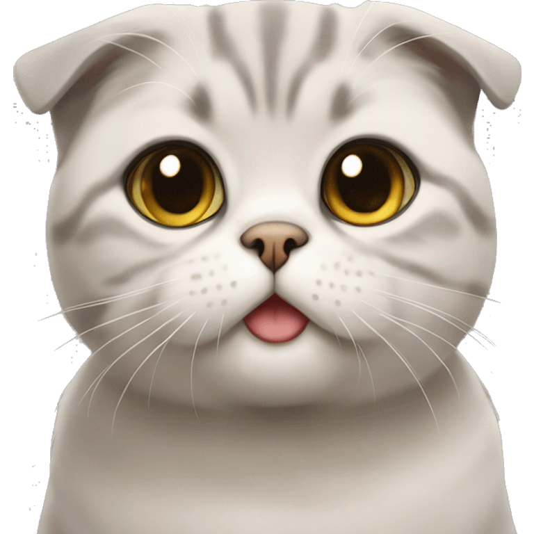 The Scottish Fold Cat emoji