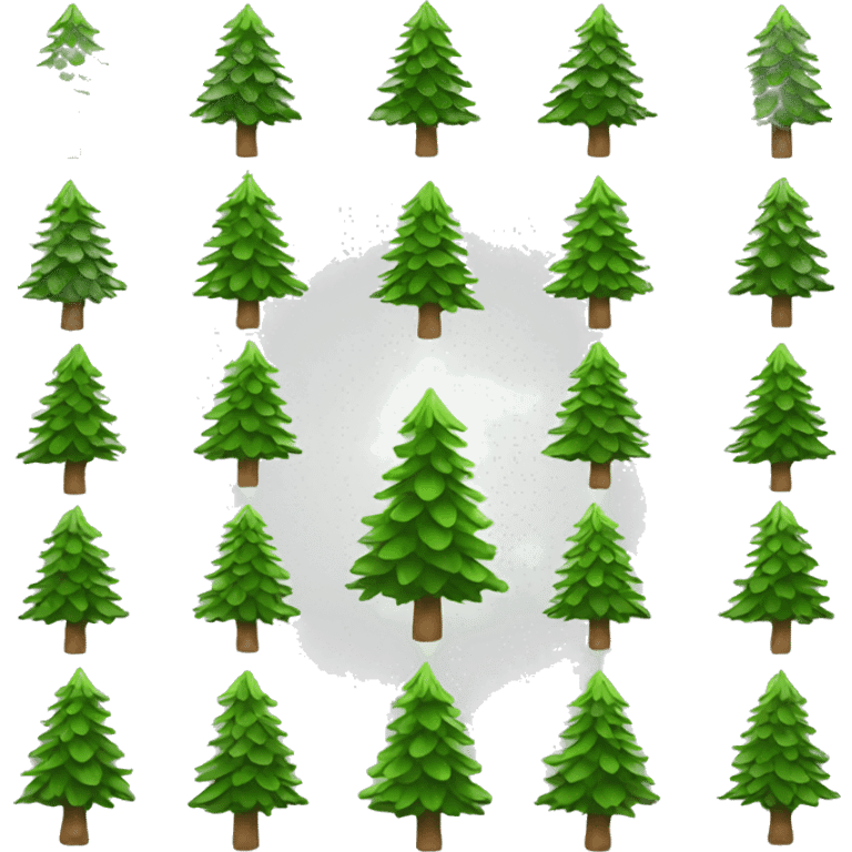 Christmas trees  emoji