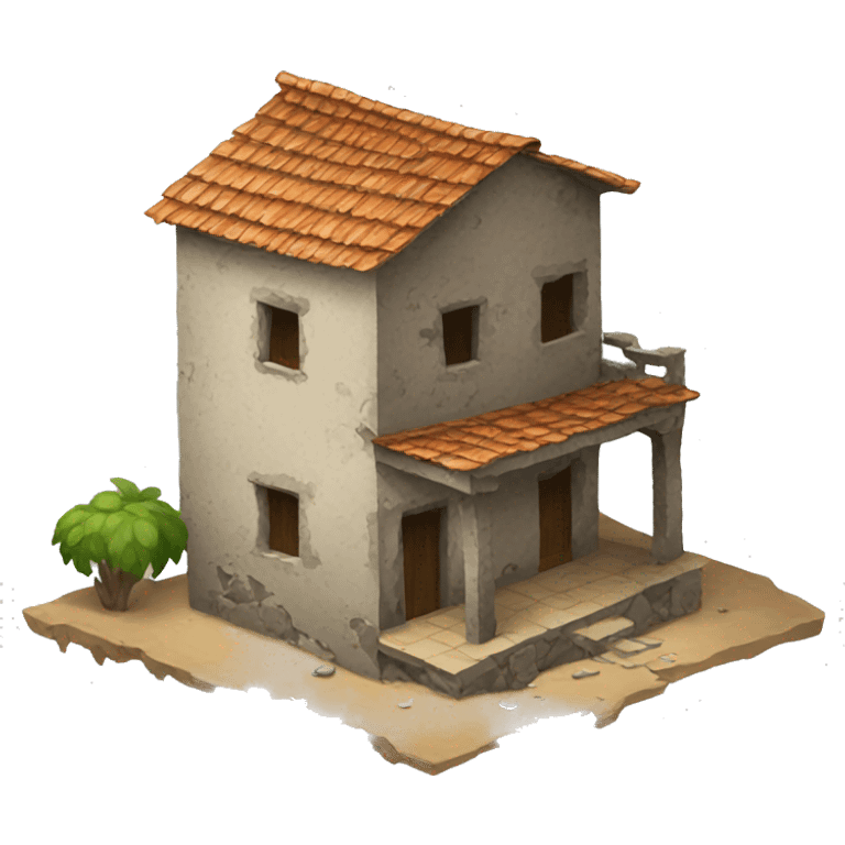 Casa en ruinas emoji