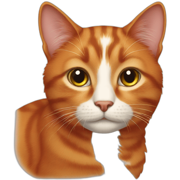 red head cat emoji