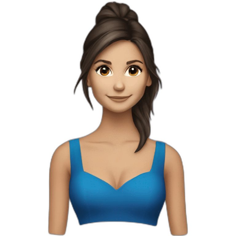 nina dobrev emoji