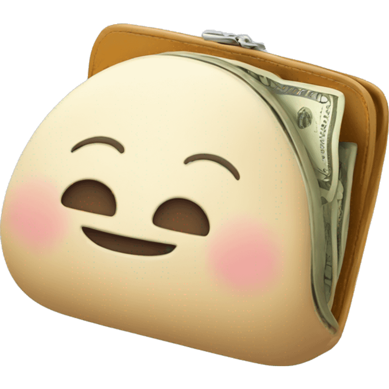 happy fat  money wallet emoji