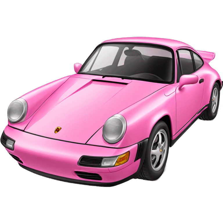 pink porsche car emoji