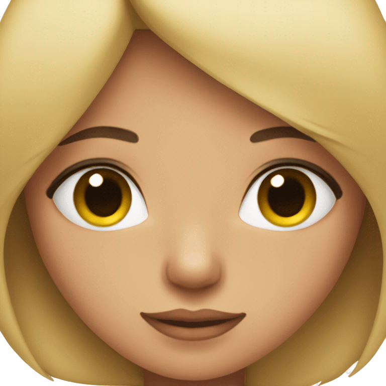 girl with bob and eyelashes emoji