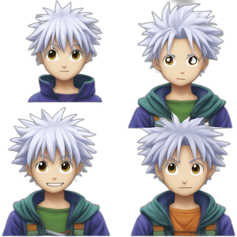 Killua dans Hunter X Hunter emoji