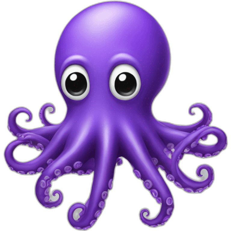 Engineering purple octopus emoji