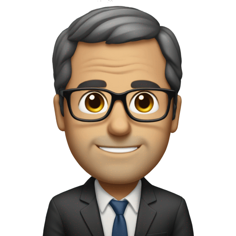 Andy buckley with glasses emoji