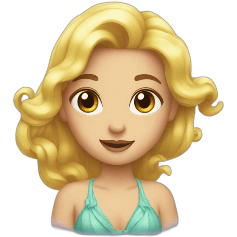 La petite sirène emoji