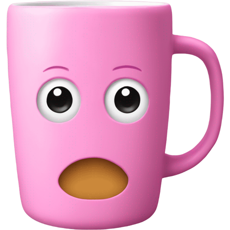 a pink insulated mug emoji