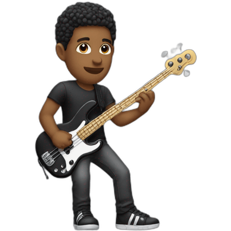 Bass player emoji