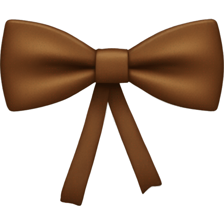 Brown bow tie emoji