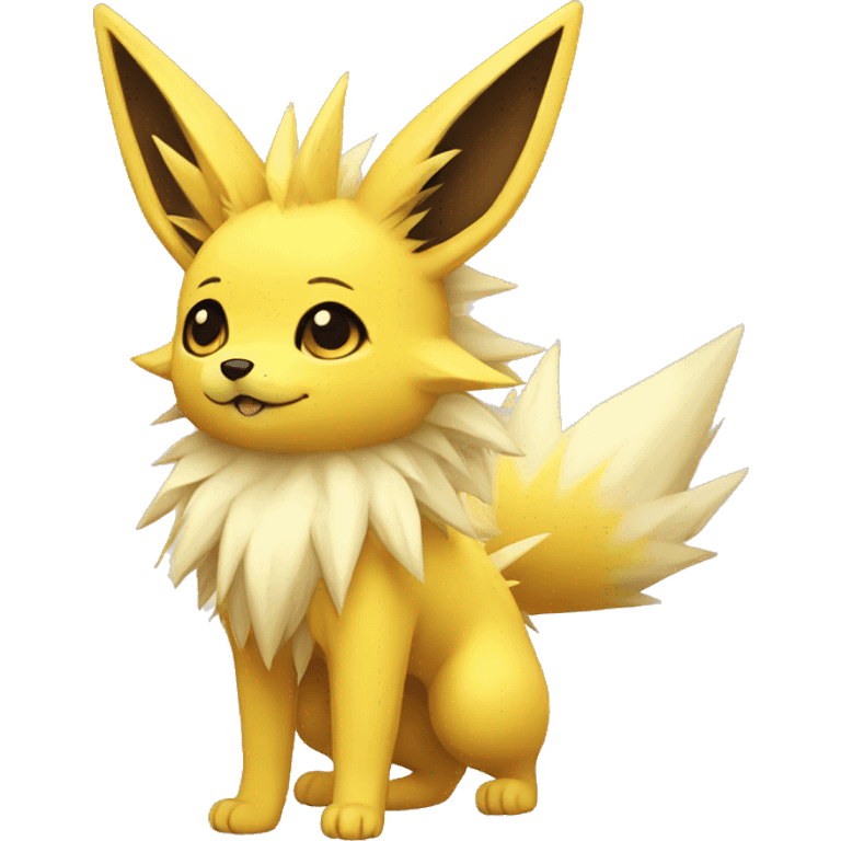 Kawaii Jolteon full body emoji