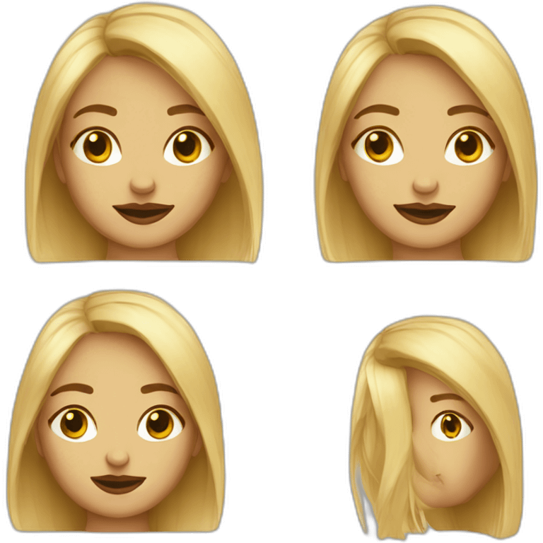 blondie girl web-designer emoji