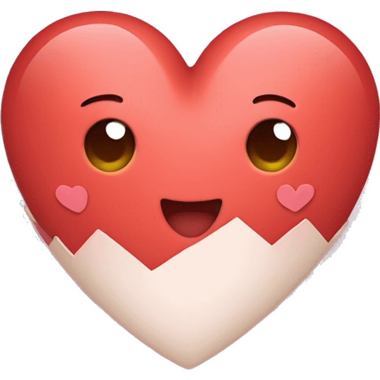 A heart with mini hearts inside emoji