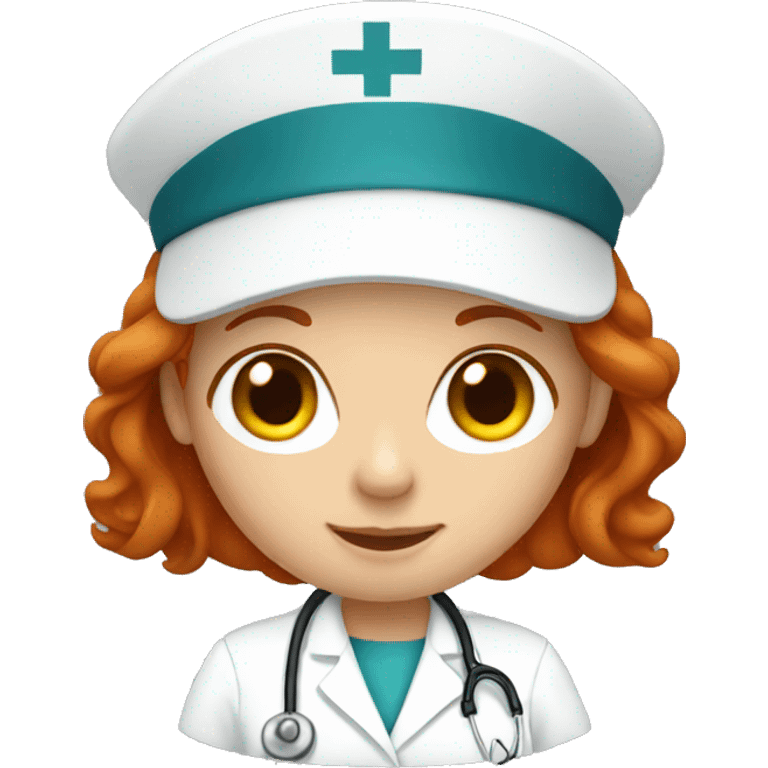 Redhead nurse  emoji