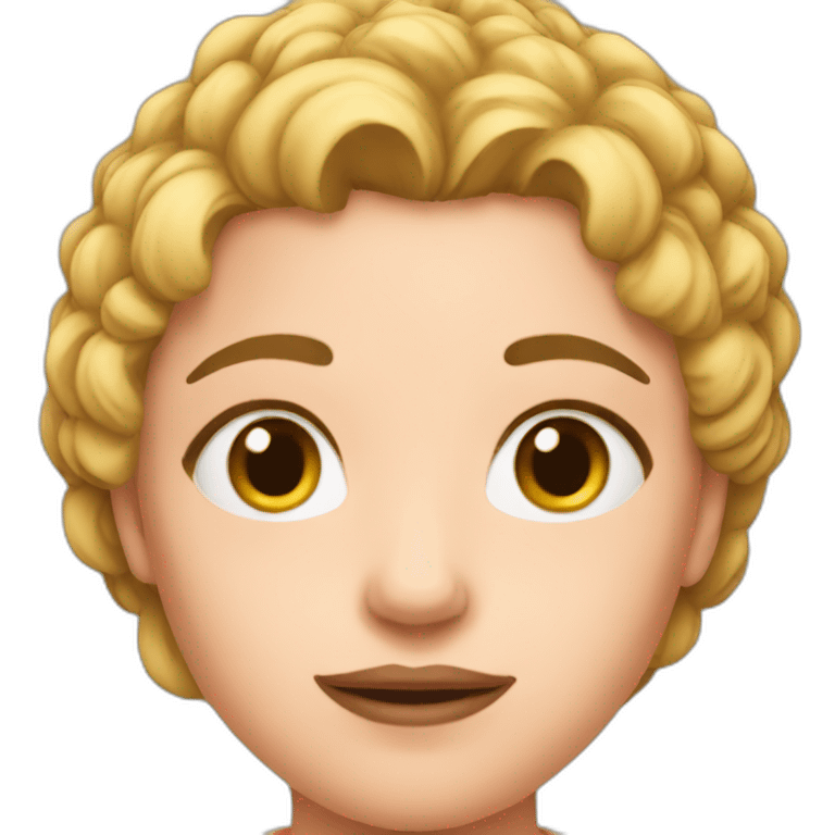 hybrid woman peach emoji