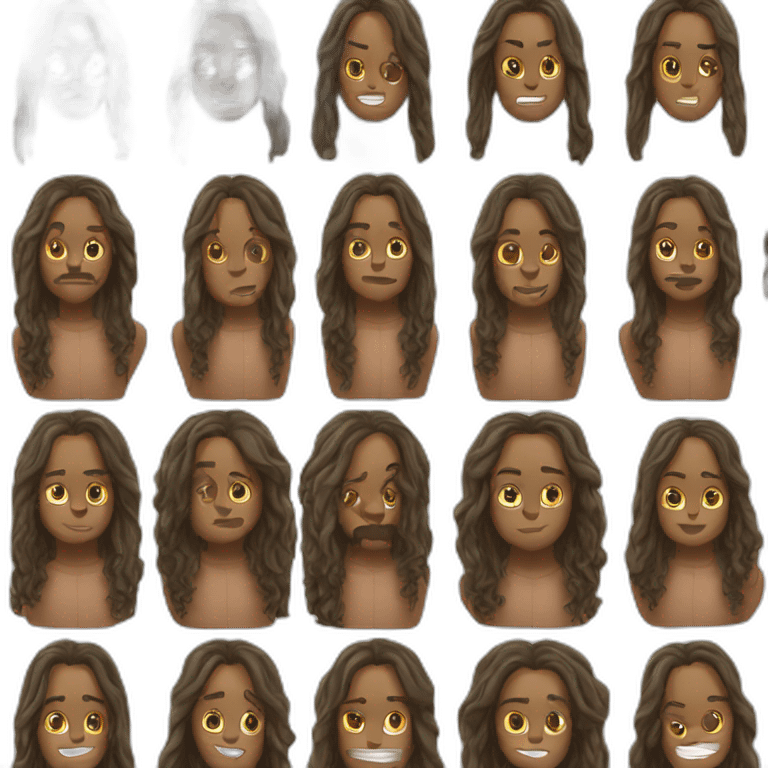 kendrick lamar long hair emoji