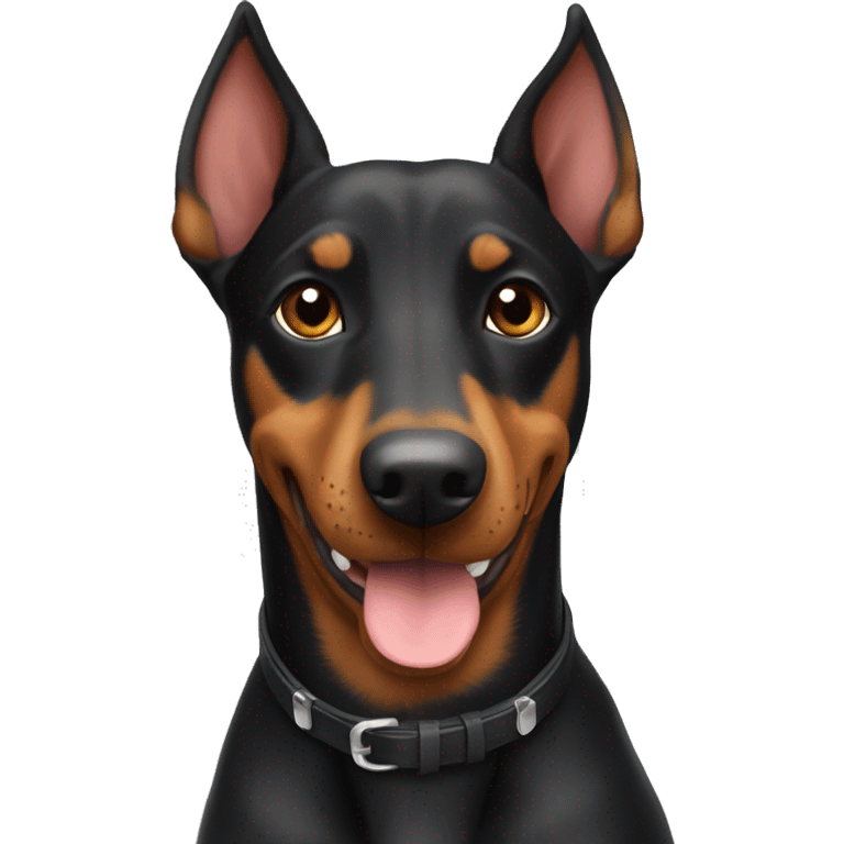 Australian kelpie doberman mix dog emoji