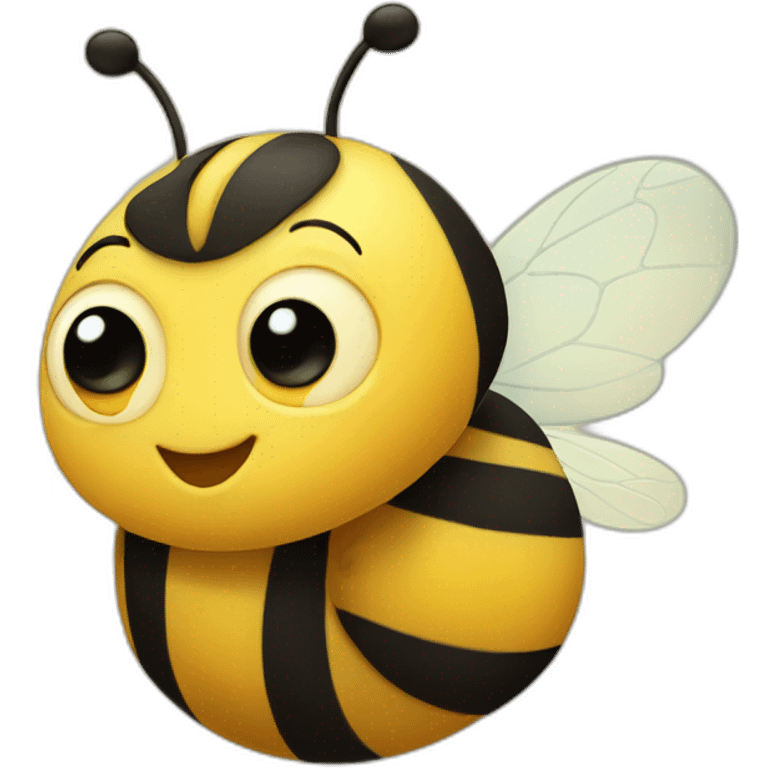 Cute little chubby Bee emoji