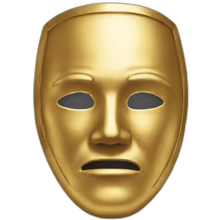 golden tragedy mask emoji