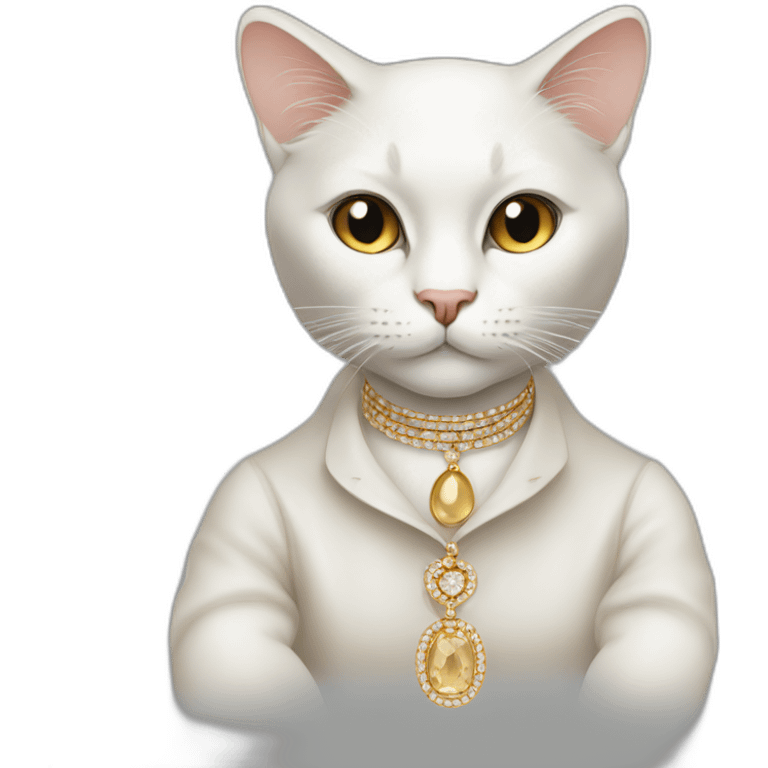 Cartier fashionable cat emoji