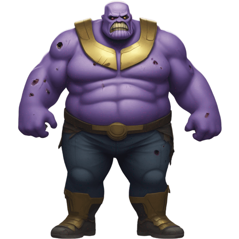 Fat thanos body zombie emoji