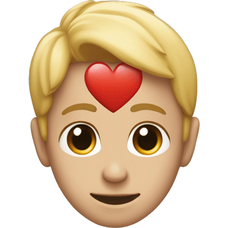 Un corazón real humano, con tonos claros, y que se vea bonito emoji