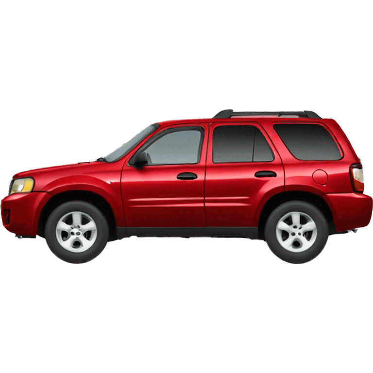 red mazda tribute close 2001 close front  emoji