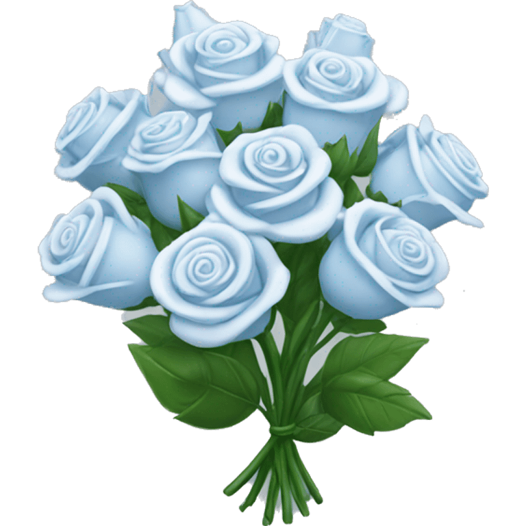 crystal roses bouquet  emoji