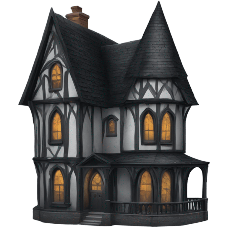 Gothic house  emoji