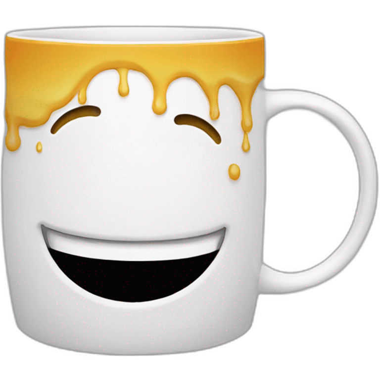 Mug cartoon smile emoji