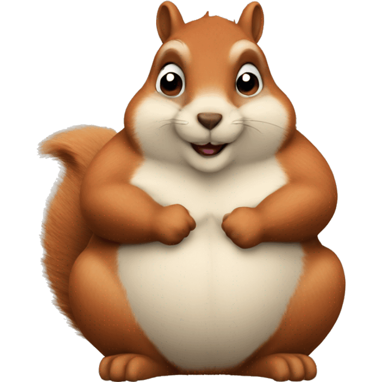 Fat squirrel emoji