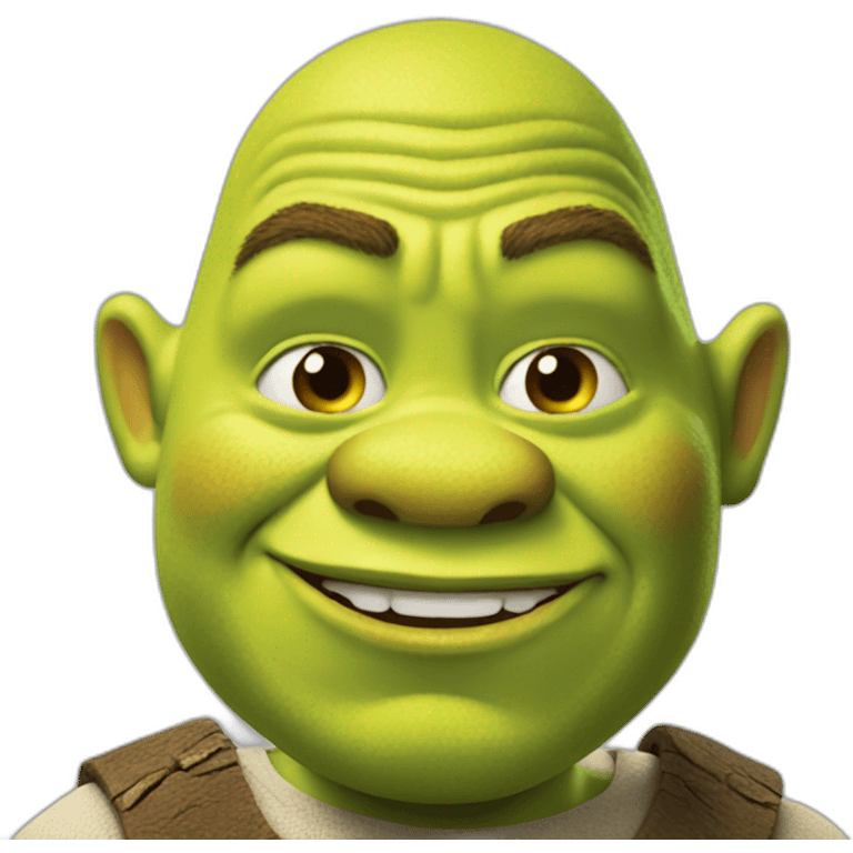 Shrek qui lit emoji