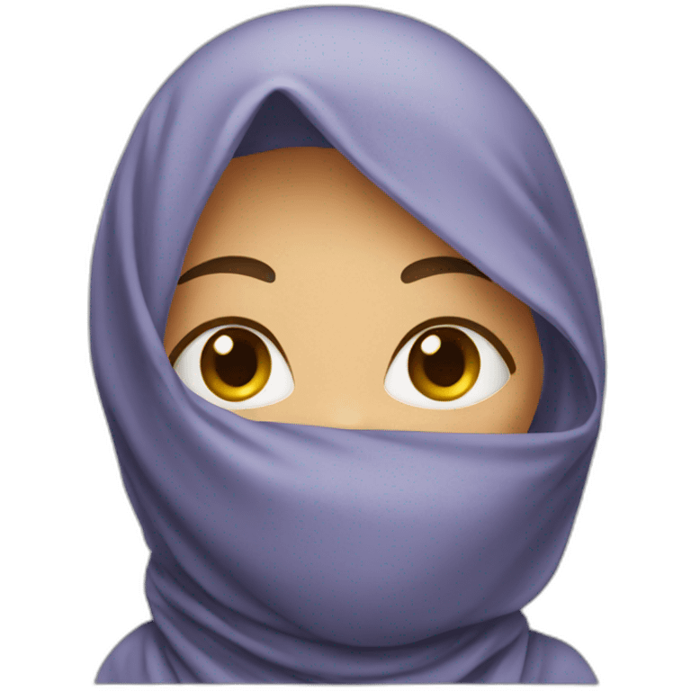 Veiled girl emoji