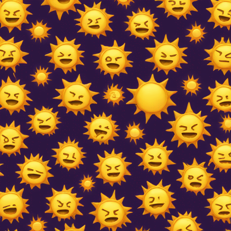 Badass Sun emoji