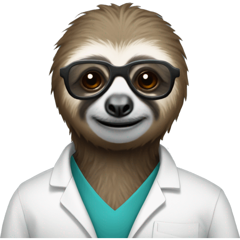 computer scientist sloth emoji