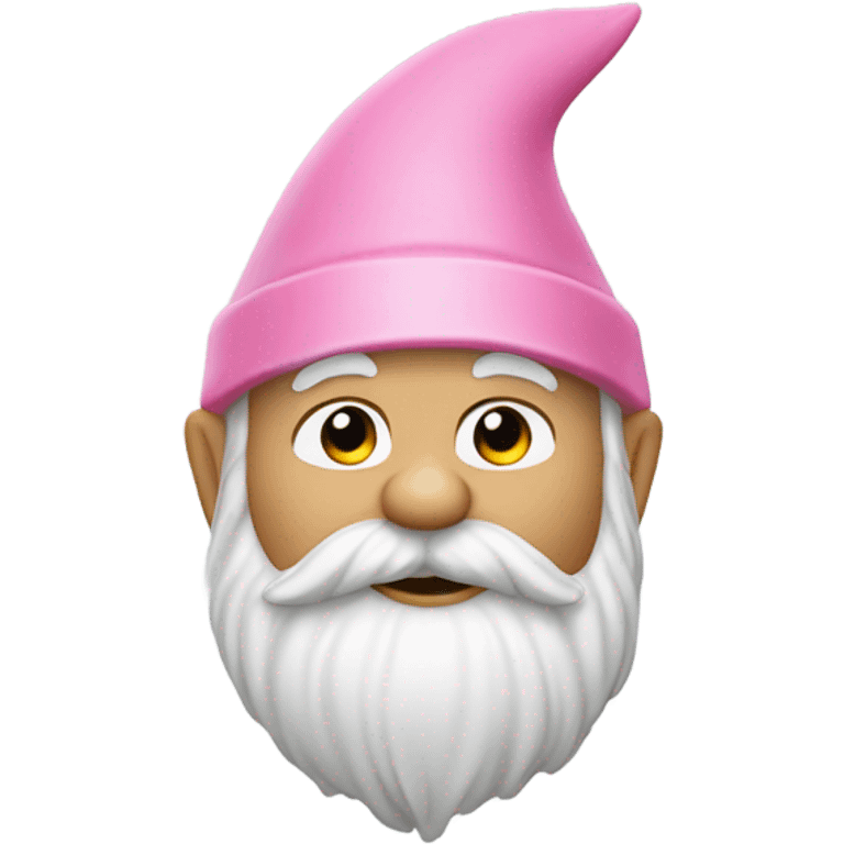 gnome foam pink comb  emoji