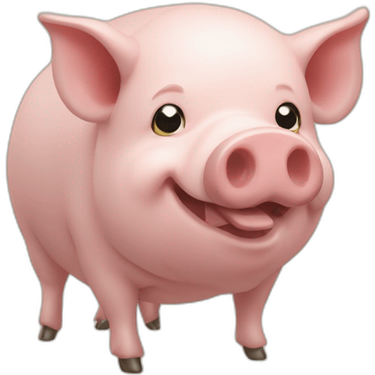 Cochon qui nage emoji