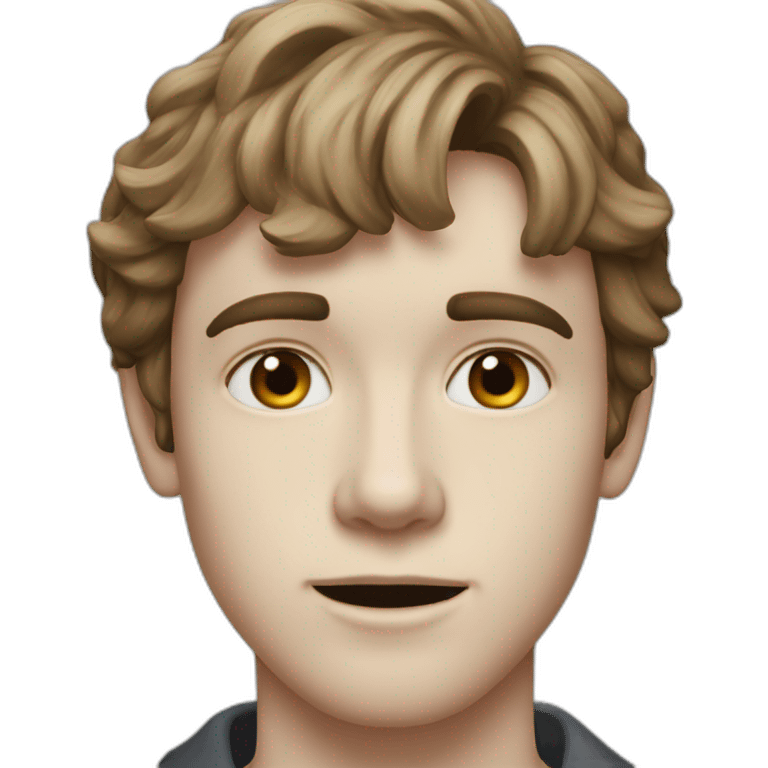 Freddie Highmore Realistic emoji