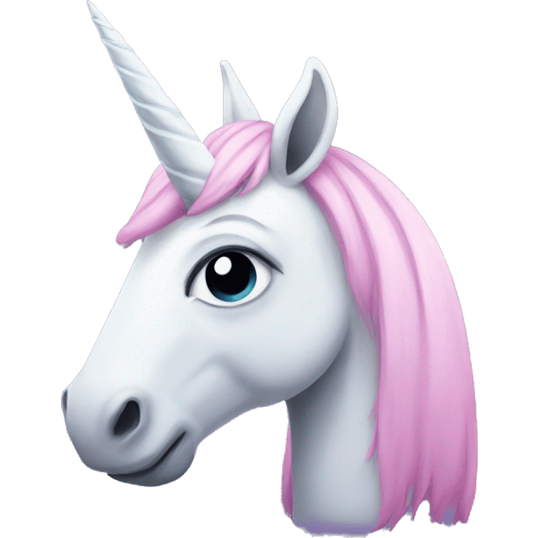 Sad unicorn  emoji