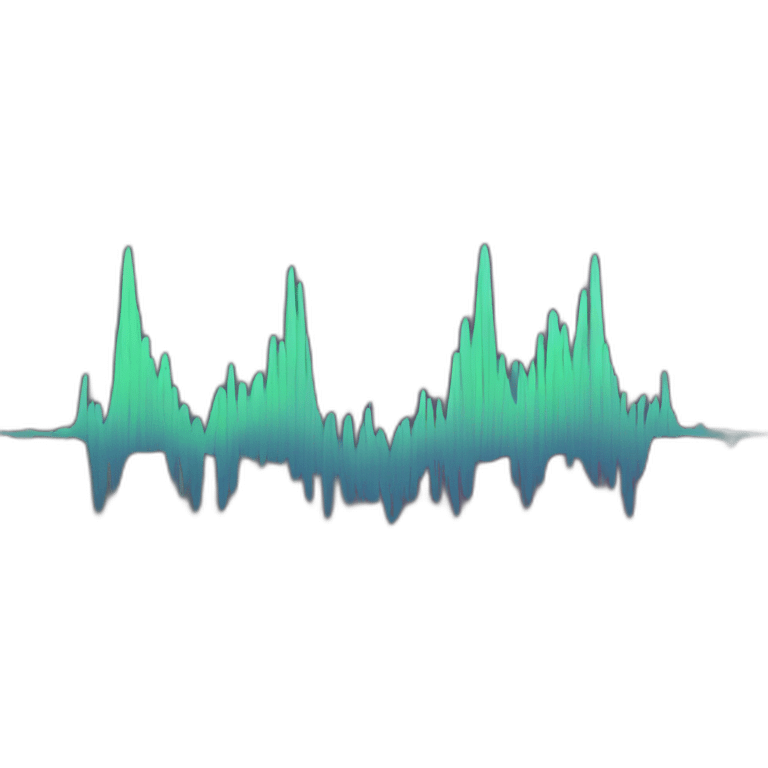 audio waveform emoji