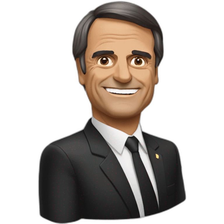 Bolsonaro fazendo arminha emoji