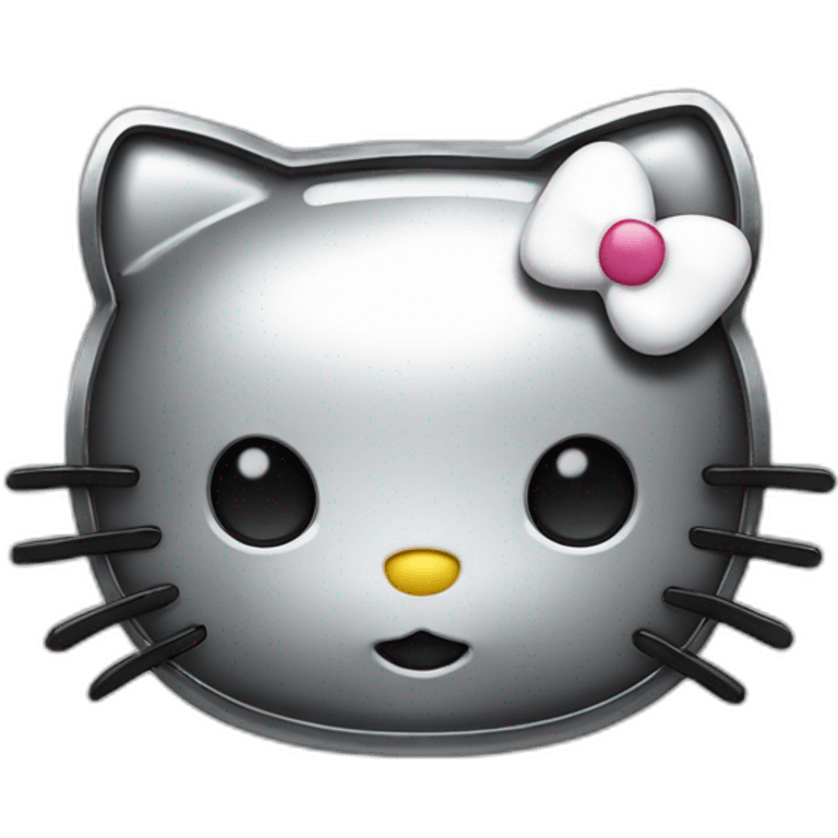 Hello kitty havy metal emoji