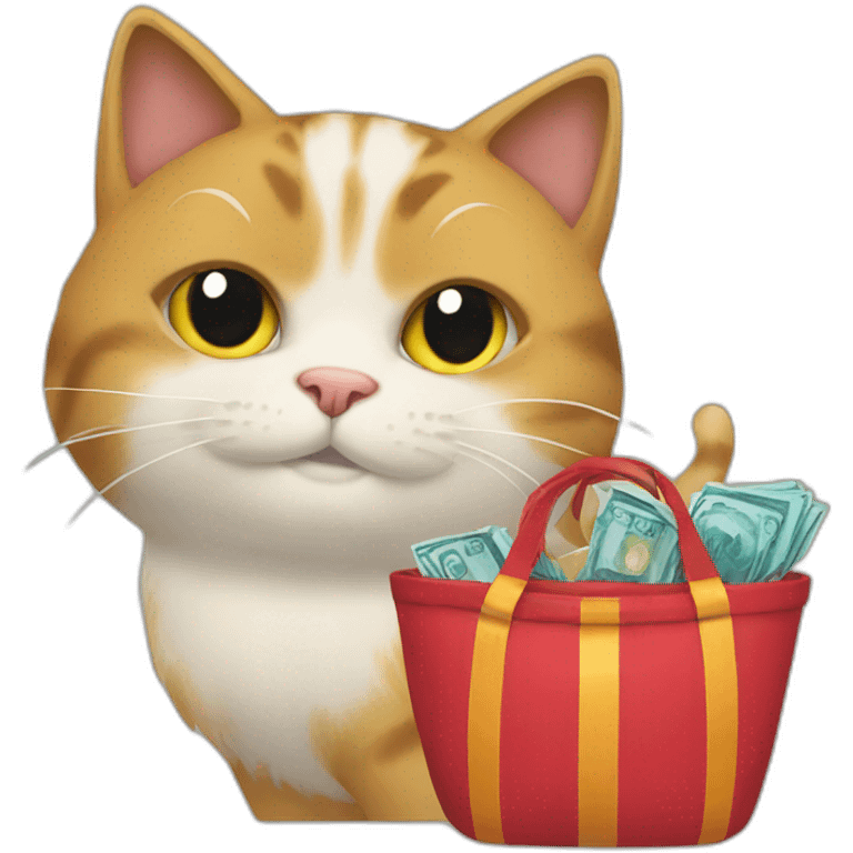 Cat buying hawit emoji