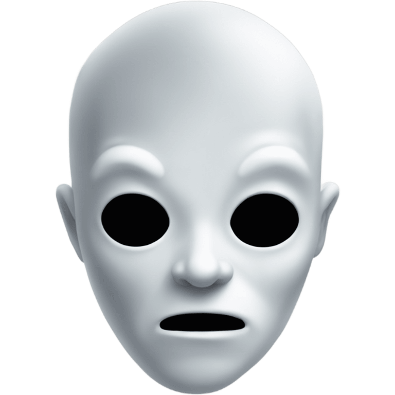 White ghost but with a point where his head is super pointy  emoji